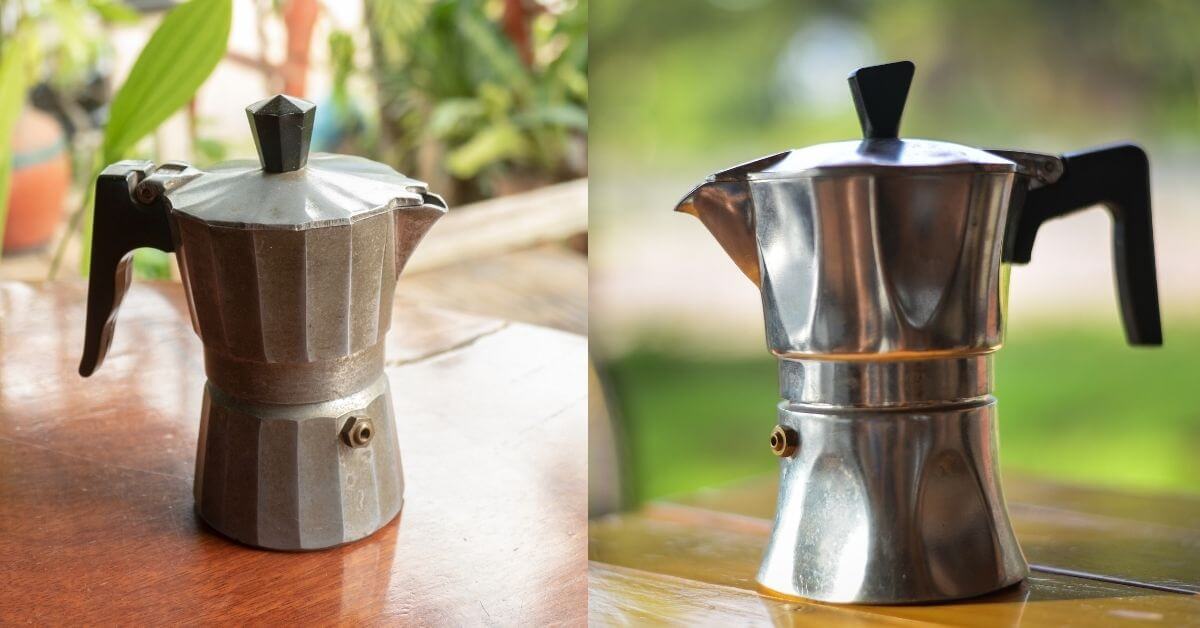 Featured image for “Aluminum vs Stainless Steel Moka Pot (Which One To Pick?)”
