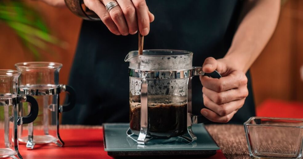 Should you stir coffee in a french press ?