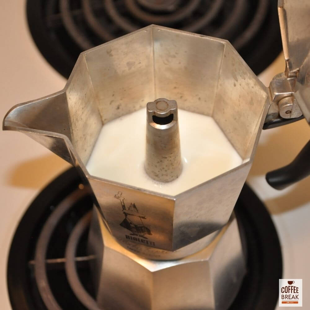 can you put milk in a moka pot?